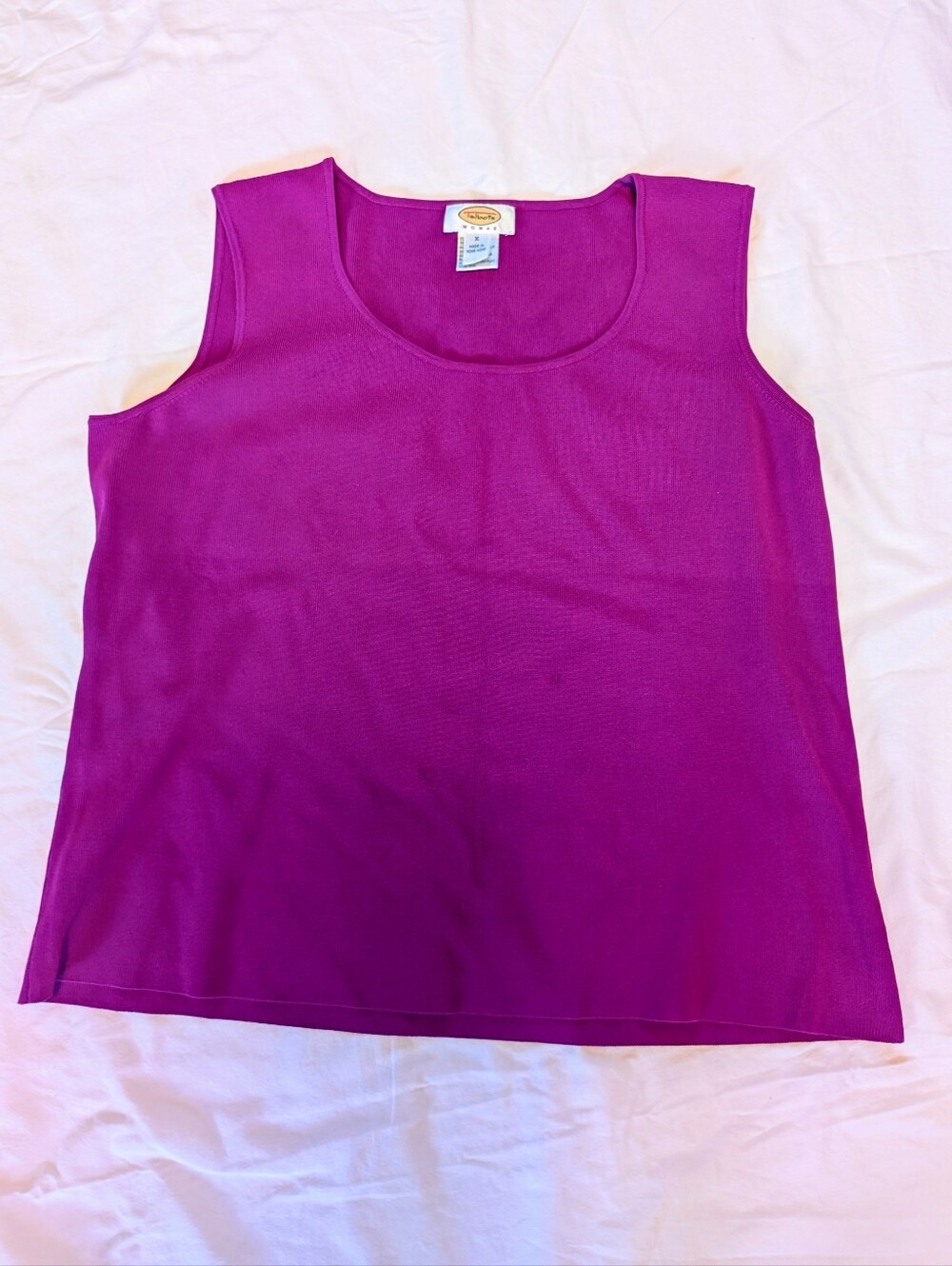 Talbots Woman Purple Sleeveless Tank Top